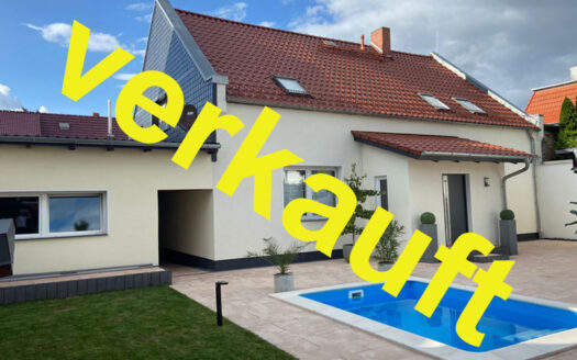 Immodrom, Immobilienmakler Magdeburg - VERKAUFT: TOP saniertes großes Einfamilienhaus in Hecklingen