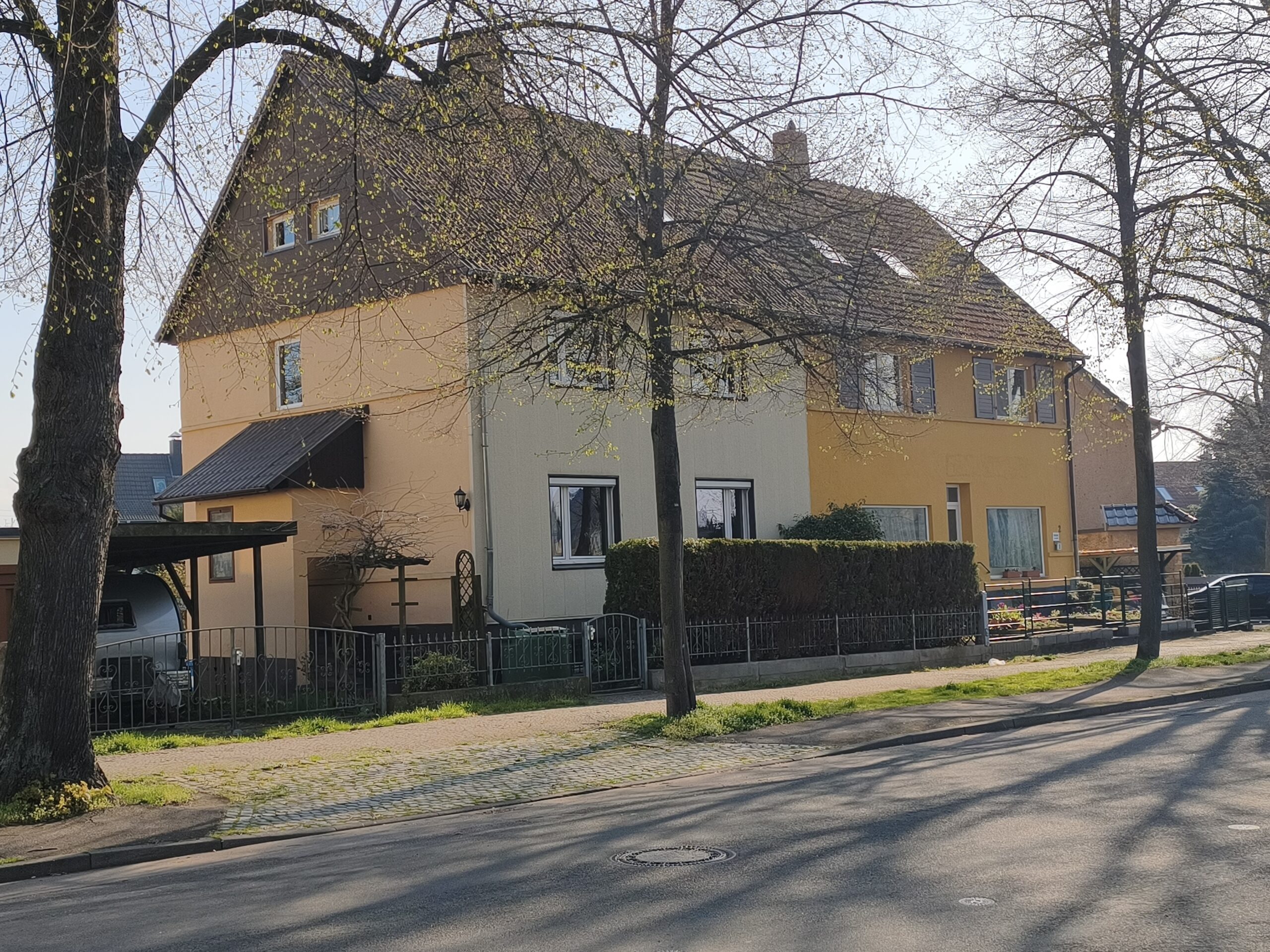 Ansicht einer Doppelhaushälfte