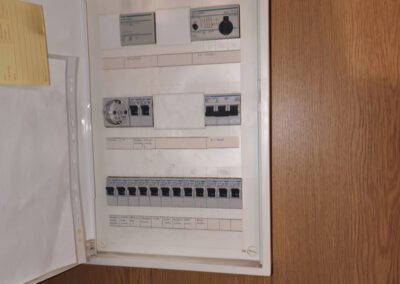 Zählerschrank geöffnet