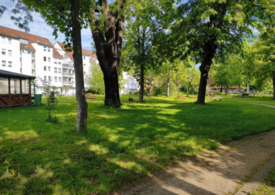 Eigentumswohnung in Magdeburg, Innenhof