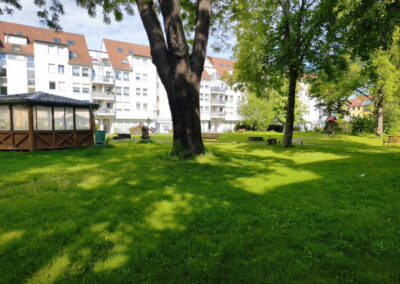 Eigentumswohnung in Magdeburg, Innenhof